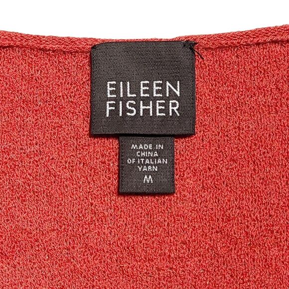 Eileen Fisher Burnt Orange Wool Tank Top Women's Medium - Picture 5 of 9